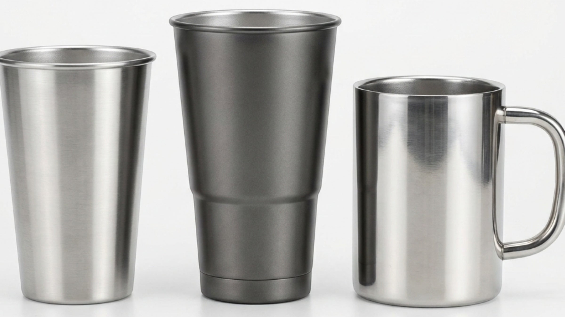 Zbwkp Single-Wall Stainless Steel Beer Cups